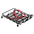 Pikkukuva 3 / 10: Kattoteline LED-valoilla Axial SCX10 1/10 RC-autolle (4 valkoista)