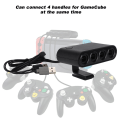 Miniatyrbilde 8 av 11: Tre-i-ett håndtak for NGC til Switch Adapter Konverter for NGC Wii U / PC / Switch