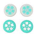Miniatyrbilde 1 av 11: 4 stk. Tommelgrep Caps for Switch Myke Silikon Forhindrer Glidning Utskiftning Joystick Caps Tommelpinne Caps for Switch Lite Blå