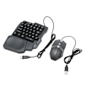 Miniatyrbild 5 av 11: 4-i-1 Mobilspel-Combopaket: Spelkontroll, Speltangentbord, Muskonverterare för Android och iOS