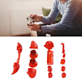 Miniatyrbild 11 av 11: Full Buttons Mod Kits Trigger Full Trigger Modulset för XBOX Series X för XBOX Series S-kontroll Transparent Röd