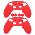 Pikkukuva 6 / 11: 2 kpl Liukumattomat Silikoninen Pelikonsolin Suojaus Pelikahvan Kahva Xbox Series S X:lle (Punainen)