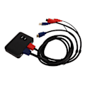 Miniatyrbillede 3 af 11: HD Multimedia Interface Switcher 2 indgange 1 udgang KVM Splitter Adapter til Mus Tastatur Bærbar Computer Printer Projektor