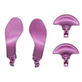Pikkukuva 1 / 11: 4 kpl Pelikonsolin Ohjainta Takaisin Melliset Vaihtopainikkeet PS5 Edge Ohjaimelle Violetti