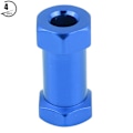 Miniatyrbild 3 av 10: 4 st 12 mm RC Hex Hjulnavsmetall Adapter för D90 AX10 CC01 SCX10 F350 Crawler (25 mm Blå)
