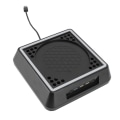 Pikkukuva 2 / 11: Pohjatuuletin 2.4A 5V 3 Tuuletusnopeutta Kosketuspainikkeella USB-tuuletin Valopalkilla Xbox Series X:lle Musta