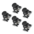 Miniatyrbild 10 av 11: 5 st Dual-axlig Joystick-modul för PS2-spelkontroll Spelkontrollspaksensor för Arduino