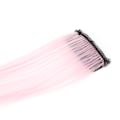 Miniatyrbilde 4 av 5: En-delt hårextensions, fargerike profesjonelle hårextensions, striper rett hårklipp, parykk for kvinner, kirsebærblomst rosa