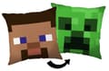 Minecraft Kudde med Steve & Creeper - 40x40 cm