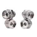Miniatyrbild 2 av 9: RC-bilhjul Hex-drivrutin 12 mm till 17 mm Hex-adapter 30 mm förlängningsbindare N10178T (Titanfärg)