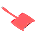 Miniatyrbild 2 av 11: Skärmspegling Dock Adapter HDMI OLED Skärm Dock Adapter Röd