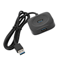 Miniatyrbild 5 av 11: USB 3.0 Hub Svart Hög Effekt 4 Portar Samtidigt Användning Stabil Långvarig för Underhållning Kontor