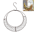 Miniatyrbild 2 av 7: (Månkorgsspecifikationer: ytterdiameter 28 cm, innerdiameter 22 cm) Sukkulenter i järnram