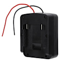 Miniatyrbillede 1 af 11: Batteriadapter til Bosch 18V Lithium Batteri Strømadapter Dock Strømkonektor Sort