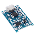 Pikkukuva 2 / 10: 10 kpl Micro USB 18650 Litium LiPo Akun Latausmoduuli 5V 1A Suojalevyllä