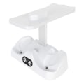 Miniatyrbild 6 av 11: Laddningsdocka för PS5 VR2-kontroll för PSVR 2 med VR-headsetstativ LED-indikator 2 magnetiska spännen Typ C-kabel Vit