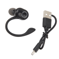 Miniatyrbilde 2 av 11: Støydempende Bluetooth-hodetelefon V5.2 Trådløs Bluetooth-ørepropp med mikrofon Lang standby Ultralett for lastebilsjåfører Kontor Svart