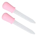 Miniatyrbilde 6 av 10: 2-pakks Silikon Overførings-pipetter - Kalibrerte væskedråpere for Laboratorium & DIY Kunst (Rosa)