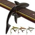 Metallgitarr-capo Hajformad capo för akustisk och elektrisk gitarr med bra handkänsla Silver