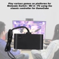 Miniatyrbilde 7 av 11: Tre-i-ett håndtak for NGC til Switch Adapter Konverter for NGC Wii U / PC / Switch
