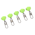 Miniatyrbillede 4 af 9: Buoy Connector Lav Modstand Fiske Line Sænker Glidebane Fiske Flyde Connector Lokke Line Tilbehør Grøn Lille T Størrelse