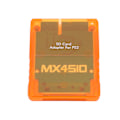 Miniatyrbilde 7 av 11: Lagringskort Adapter Transparent Plug and Play Profesjonell Spillkonsoll Minne Kortleser for PS2 Orange