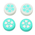 Miniatyrbild 10 av 11: 4 st Thumb Grip Caps för Switch Mjuk Silikon Halkfri Ersättning Joystick Caps Thumb Stick Caps för Switch Lite Blå