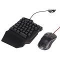 Miniatyrbillede 10 af 11: Tastatur Mus Konverter Turbo Funktion Kabelbundet Spil Tastatur og Mus og Konverter Combo til PS til Xbox til Switch