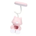 Miniatyrbild 8 av 10: Bedårande Kawaii Cartoon Skrivbordslampa för Barn - Flexibel Svanhals USB Laddningsbar Ögonvänlig Nattlampa, Perfekt Present till Pojkar och Flickor i Rosa