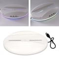 Miniatyrbild 10 av 11: LED-stativ för PS5, elegant plug-and-play-dockningsstation med 3 USB2.0-portar, färgglada lampor, vit