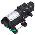 Pikkukuva 3 / 11: 12V Vedenpainekalvo Pumppu 60W Itse Imuva Tehostin Suihkupumppu Puutarhan Kasteluun Uima-altaisiin