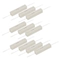 Miniatyrbillede 1 af 9: 10-pak Cementmodstande, 10W Effekt, Høj Præcision ±5%, Stabil Ydeevne (8 Ohm)