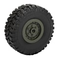 Miniatyrbilde 10 av 10: RC Bil Dekorasjonsdeler Reservehjul Passer for WPL B36 B-36 B36K B36KIT 1:16 Militær RC Lastebil/Bil