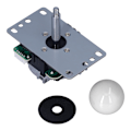 Miniatyrbild 2 av 11: Arcade Joystick Klassisk 5-polig 8-vägs Arcade Joystick Ersättningsdelar för Xbox 360 för PS2 för PS3 Vit