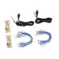 Miniatyrbilde 8 av 11: 2-spillers Arcade-koder uten forsinkelse - DIY Arcade-koder med USB-kabler og knapptråder for MAME