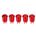 Pikkukuva 11 / 11: 822B Yksittäinen DIY-arkadipeliohjainlisävarustepaketti arkadille / taistelupeleille kotikäyttöön USB-sarja amerikkalaistyylisessä (punainen)