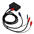 Miniatyrbillede 6 af 11: HD Multimedia Interface Switcher 2 indgange 1 udgang KVM Splitter Adapter til Mus Tastatur Bærbar Computer Printer Projektor