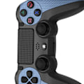 Miniatyrbillede 10 af 11: Trådløs Spilkontroller Dobbelt Vibration Præcis Kontrol Bluetooth Gamepad med Lysbjælke til PS4 Camouflage Blå