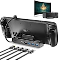 Pikkukuva 11 / 11: Steam Deck -telakka HD Multimedia Interface 2.0 4K 5 in 1 Hub -pelikonsoli telakka RGB-valoilla