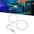 Miniatyrbillede 11 af 11: RGB LED Lysstribe Kit til PS5 Konsol Synkroniser Musik Spil Lyd 8 Farver 400 Lyseffekter 3 Kontrolmetoder