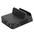Miniatyrbillede 6 af 11: Mini USB3.0 LAN TypeC HDMI Videoovergang Multifunktionel Opladningsdock til Switch