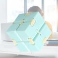 Miniatyrbild 10 av 11: Snabbpussel Macaron Färg Barn Vuxen Bärbar Flexibel Fingertoppsspel Utbildningsutveckling Grön Standard