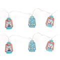 Miniatyrbillede 10 af 10: 1,5 m Dekorative Lyskæder med 10 LED-Lys i Kerosinlampe-Design - Perfekt til Ramadan-Festligheder og Party Dekorationer
