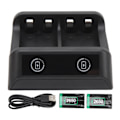 Miniatyrbild 1 av 11: Laddningsbara Batteripack för Xbox Series X/S 2650mAh Snabbladdning LED-indikator Controller Batteri