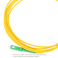 Miniatyrbild 7 av 8: Premium 10m PVC Single Mode Fiberoptisk Patchkabel SC APC till SC UPC Nätverkskabel