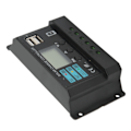 Miniatyrbillede 8 af 10: LCD Solpanel Opladningsregulator, 10A Fotovoltaisk Regulator til 12V/24V Systemer, Automatisk Justering, Sort Design