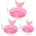Miniatyrbillede 2 af 8: Oppustelig Havfrue Pool Hjem Børns Pink Rund Swimmingpool Badekar 90cm*22cm