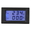 Pikkukuva 9 / 9: D85-2042A Kaksois-LCD Jännite- ja Virtamittari, AC 80-300V & 200-450V, Mittaa 0,1-100A Virtamuuntajalla