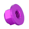 Pikkukuva 8 / 9: 4 kpl Alumiini M4 Rengasmutterit Sopivat Fayee 1/12 WL 1/12 12423 Maastoautolle Violetti 0119P