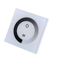 Miniatyrbillede 5 af 10: Hvid Enkeltfarvet Touch Panel Dæmper Vægskifter til LED Lysstrimler, DC 12V-24V Controller